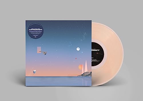 Astronaut" vinyl record with pastel sky cover art and peach-colored disc.