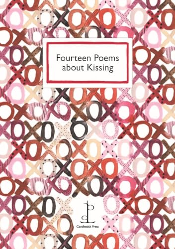 Book cover with pink and red “X” and “O” patterns, title text.