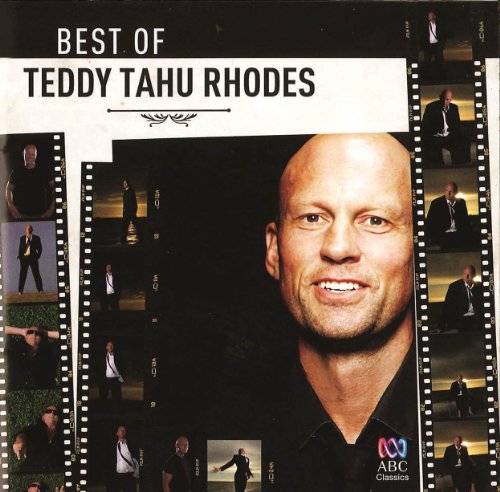 CD cover featuring portrait of Teddy Tahu Rhodes surrounded by film strips.