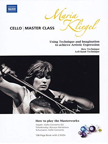 DVD cover featuring cellist Maria Kliegel and instructional text.