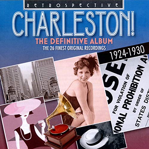 CD cover for "Charleston! The Definitive Album" with vintage imagery.