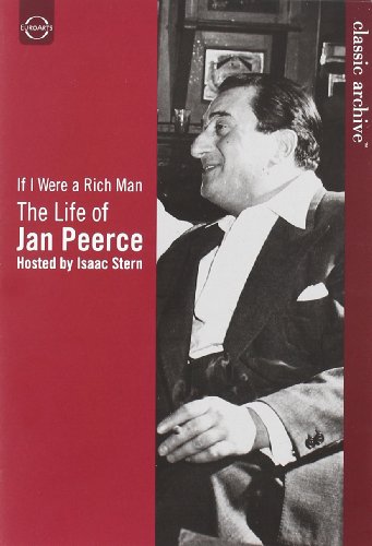 DVD cover featuring Jan Peerce, a tenor, in a black and white portrait.
