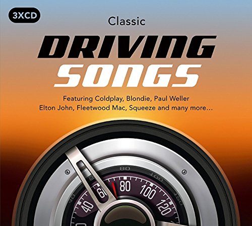 3xCD “Classic Driving Songs” cover with a speedometer graphic.