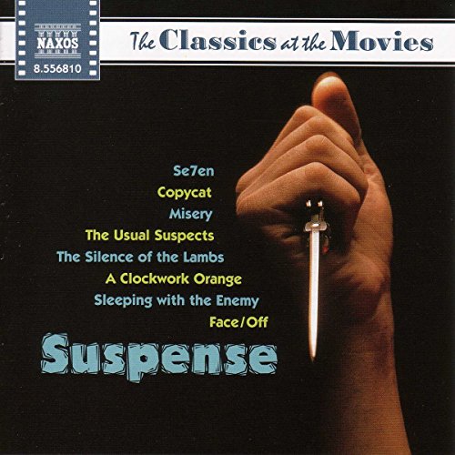 CD cover for "Suspense" featuring a hand holding a knife.