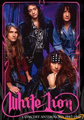 DVD cover featuring four long-haired musicians and the band White Lion logo.