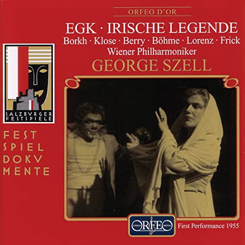 CD cover: "EGK: IRISH LEGEND" featuring George Szell and a singer.