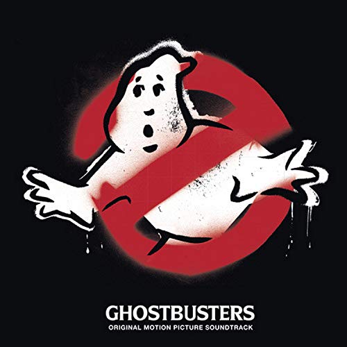 Ghostbusters logo: a white ghost inside a red circle, with text below.