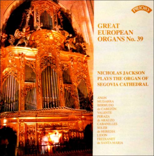 CD cover featuring a golden, ornate cathedral organ with text details.