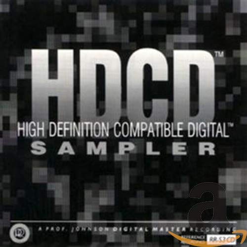 CD cover for "HDCD Sampler - Vol. 1" with silver text on black background.
