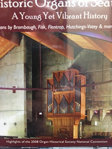 CD cover featuring a wooden pipe organ in a concrete building.