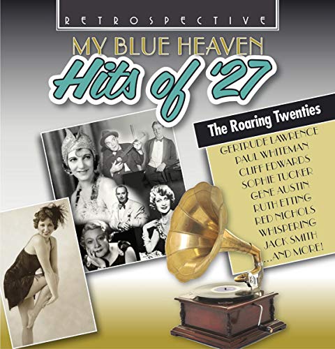 CD cover for "Hits of '27" featuring vintage photos and a gramophone.