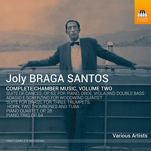 CD cover for Joly Braga Santos’ chamber music, featuring a portrait.