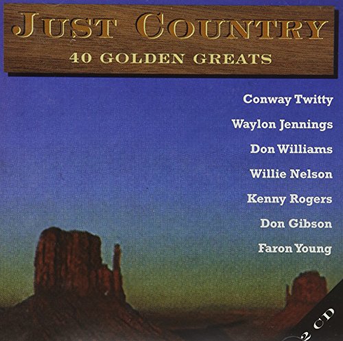 CD cover for “Just Country” compilation with desert landscape.