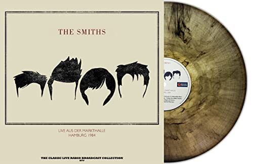 The Smiths’ “Markthalle Hamburg 1984” grey marble vinyl record album.