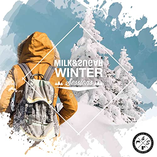 CD cover: person with backpack facing snowy mountains, text “WINTER Sessions 2022”.