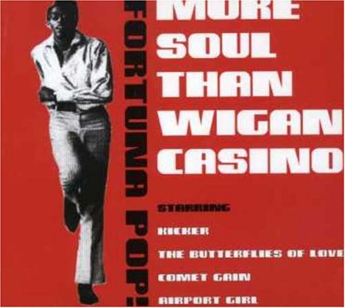 CD cover for “More Soul Than Wigan Casino” featuring a man in flared trousers.