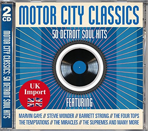 CD case for "Motor City Classics," featuring a record and artist names.