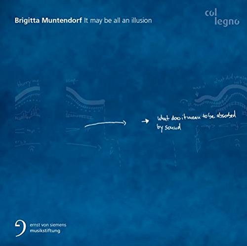 CD cover: blue background with sketched waveforms and handwritten text.