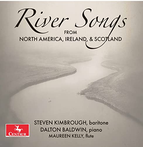 CD cover with a misty river scene, text title River Songs, and performer names.