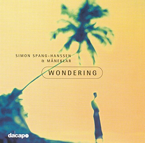 CD cover with palm fronds, figures, and the title "Wondering" in yellow.