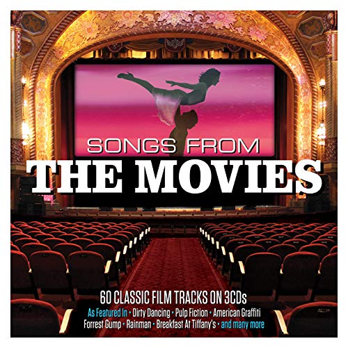CD cover showing a movie theater with a dancing couple on the screen.