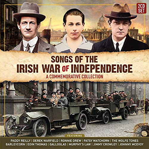 CD cover for "Songs of The Irish War of Independence" with historical imagery.