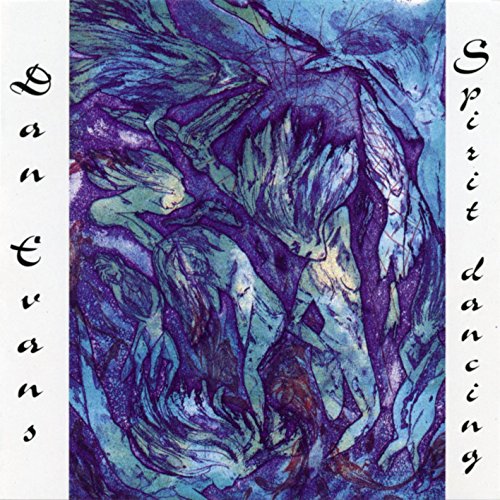 CD cover: Abstract blue painting of figures in motion, titled "Spirit Dancing".