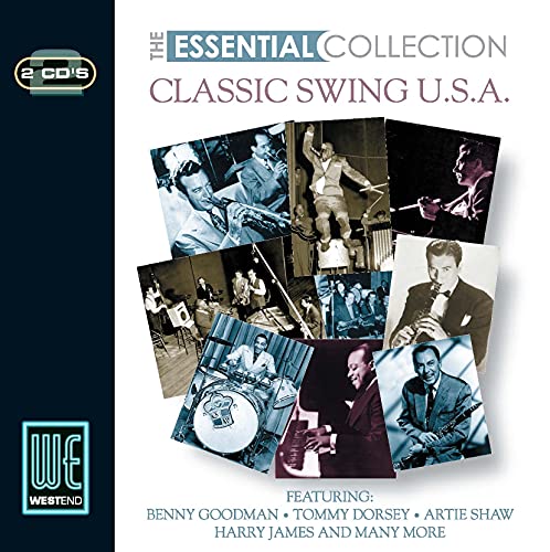 CD cover for "Classic Swing U.S.A." featuring vintage jazz musicians.