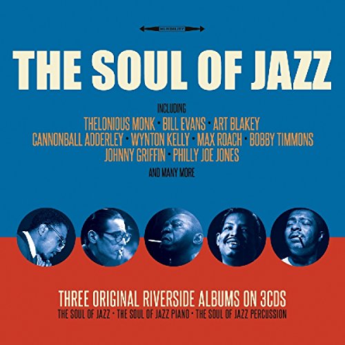 The Soul Of Jazz" 3CD box set cover with portraits of jazz musicians.
