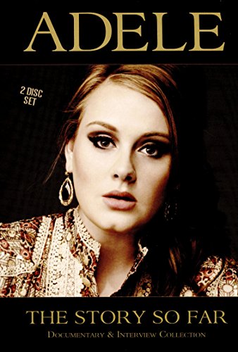 Adele's portrait on DVD cover for "The Story So Far" documentary.
