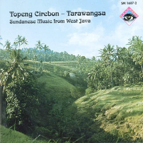 CD cover for Sundanese music featuring a tropical landscape.