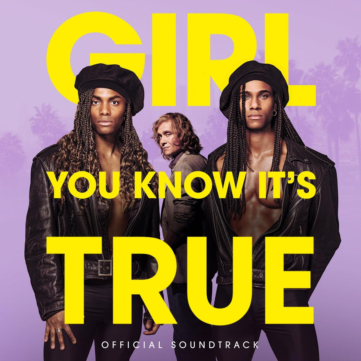 CD cover featuring three people with bold yellow text: "Girl You Know It's True".