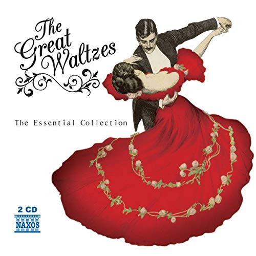 CD cover depicting a couple waltzing in vintage attire.