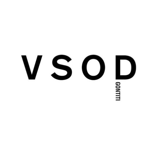 Black text on a white background reading VSOD with GONTITI written vertically below.