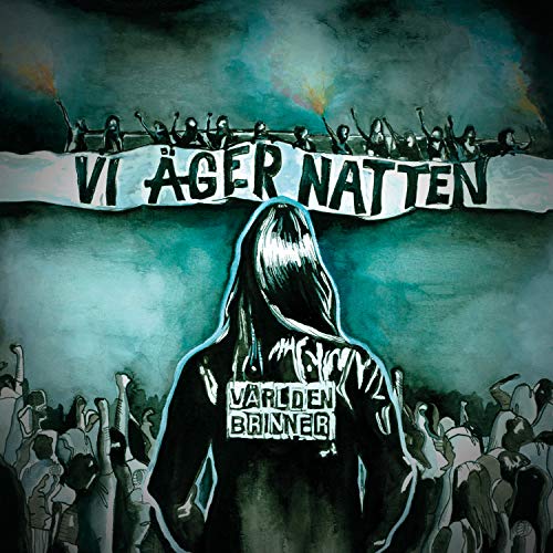 CD cover: crowd with raised arms, figure with back turned, text overlay.
