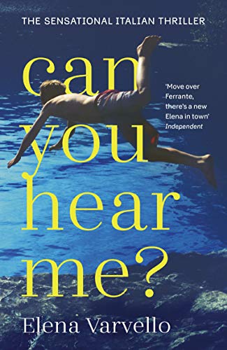 Book cover: boy diving into blue water, bold yellow title text.
