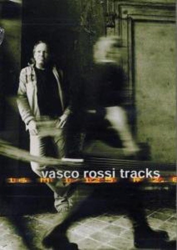 DVD cover for Vasco Rossi - Tracks, featuring a blurred musician.