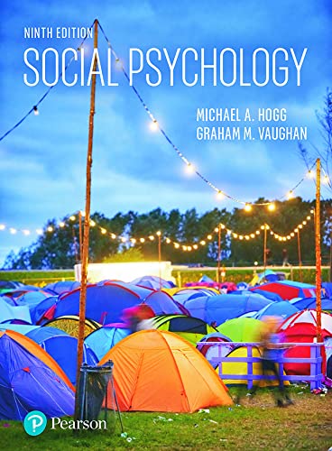 Book cover for Social Psychology showing colorful tents at a festival under string lights.