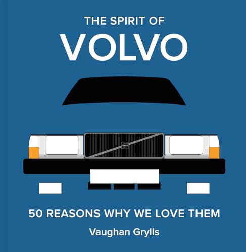 Book cover featuring a stylized illustration of a classic Volvo front end.