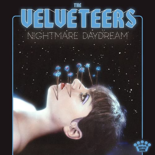 CD cover: person with flowers growing from face, starry background.