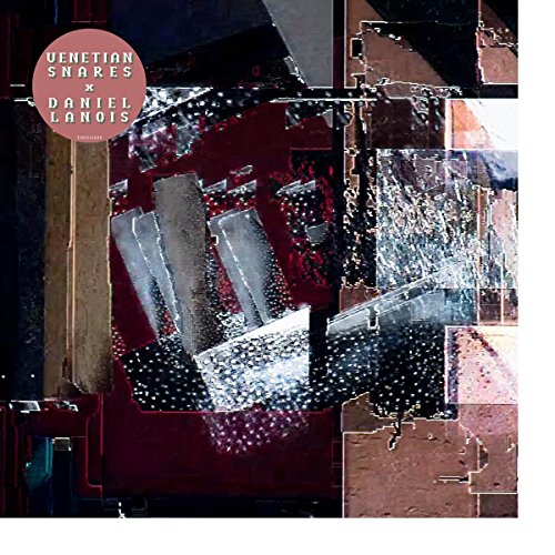 CD cover for Venetian Snares X Daniel Lanois, abstract red and grey artwork.