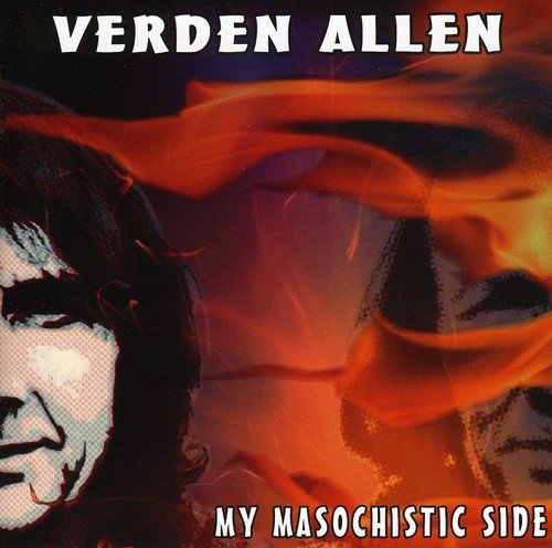 CD cover for Verden Allen’s “My Masochistic Side” with fiery imagery.