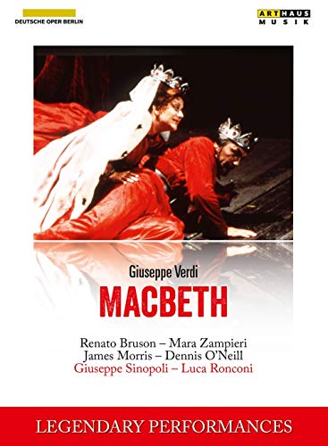 DVD cover for Verdi's Macbeth opera featuring performers in costume.