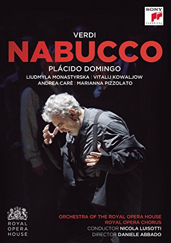 DVD cover for Verdi's Nabucco opera featuring Plácido Domingo.