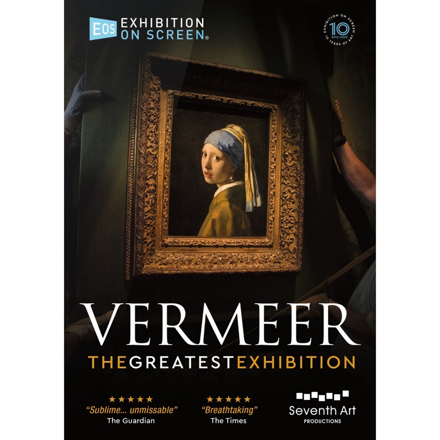 DVD cover featuring “Girl with a Pearl Earring” painting by Johannes Vermeer.