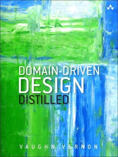 Book cover: āDomain-Driven Design Distilledā with abstract green and blue paint.