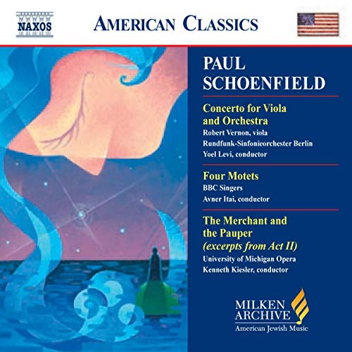 CD cover for Paul Schoenfield’s classical music compositions.