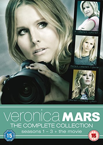 DVD cover featuring Kristen Bell holding a camera with film strips showing her portraits.