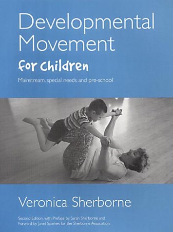 Book cover: "Developmental Movement for Children" with image of child and adult playing.
