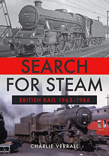 Book cover featuring a black steam locomotive and red title text.